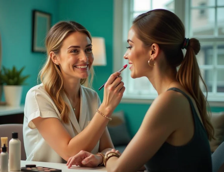 Minimal makeup routine for busy working women